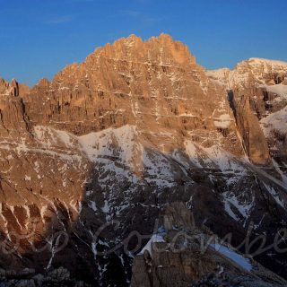 Tramonto nella Cima Undici