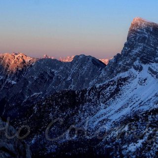 Enrosadira nel Cibiana