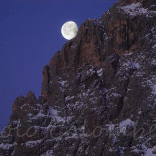 Croda Granda con la Luna