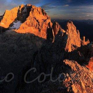 Tramonto nel Sorapiss