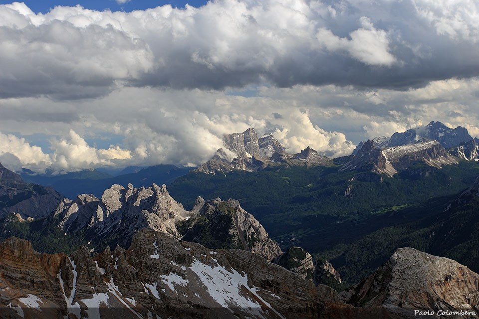 Pelmo visto dal gruppo Croda Rossa