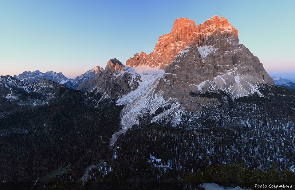 Tramonto sul Pelmo