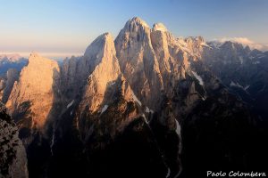 Tramonto nel monte Agner