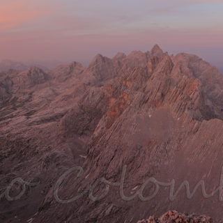 Gruppo delle Marmarole dopo il tramonto